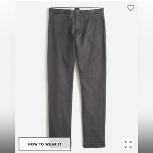 Jcrew 484 Slim-fit Stretch Chino Pants